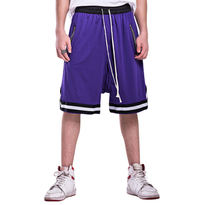Men Embroidery Mesh Basketball Shorts With Pockets Wholesale Custom Basketball Shorts Streetwear - Product Image 4