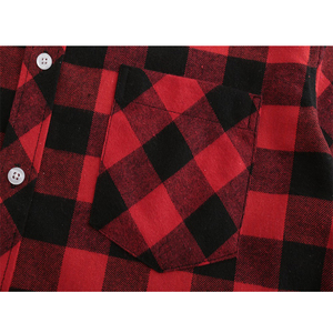 Chemise à carreaux en flanelle pour homme, manches longues, automne-hiver, chemise décontractée à carreaux, chemise tendance pour homme - Product Image 2