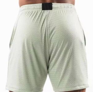 Shorts Bermuda légers en maille pour homme, respirants, taille élastique, décontractés, couleur unie, tissu polyester - Product Image 3