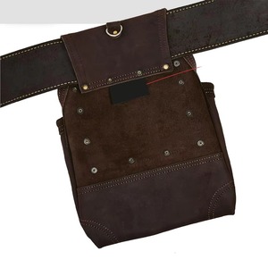Latest Model Good Quality Heavy Duty <b>Leather</b> <b>Tool</b> Bag For <b>Working</b> Professional Factory Made Customize <b>Tool</b> Belt - Product Image 3