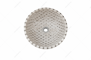 Lavabo irrégulier plaqué or en nacre ShaizDigital pour salle de bain, hôtel, décoration intérieure - Product Image 1