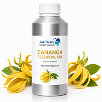 Huile Essentielle de Cananga 100% Pure, Extrait Floral de Cananga Odorata Distillé à la Vapeur, Note de Fond pour Parfum, Soins de la Peau, Savon, Aromathérapie