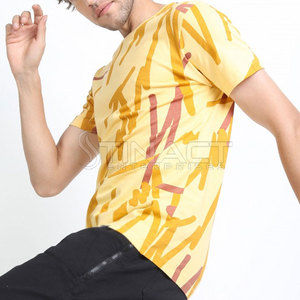 Camiseta de hombre de tela suave al tacto, estilo casual con ajuste flexible para mayor comodidad, en venta. - Product Image 3