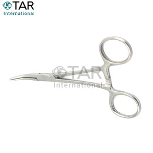 คีมหนีบสแตนเลสแบบโค้ง 5.5 นิ้ว เกรดพรีเมียม ฆ่าเชื้อได้ ใช้สำหรับผ่าตัด หยุดเลือด เหมาะสำหรับการแพทย์ ทันตกรรม และสัตวแพทย์ - Product Image 5