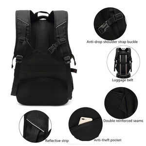 Sac à dos tactique camouflage en denim imperméable et respirant 36-55L, sac de voyage extérieur avec fermeture éclair, unisexe, meilleur design de couleurs - Product Image 2
