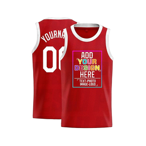 Maillot de basket-ball personnalisé réversible, sublimation intégrale pour toute l'équipe, maillots de basket-ball 100% polyester respirant et anti-transpiration, vêtements de sport - Product Image 1