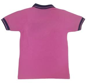 Polo clásico de calidad premium con cuello en V y cuello abierto con patrón acanalado Camiseta de hombre para un ajuste deportivo atlético. - Product Image 2