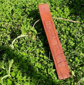 Porta Incienso de Madera Hecho a Mano y Personalizado para Hogares, Templos, Uso Festivo y de Aromaterapia, Bandeja Moderna para Incienso - Product Image 1