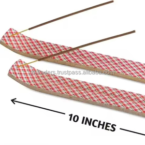 Support d'agarbatti en bois de sheesham de style rustique fait à la main pour la méditation de relaxation et la décoration intérieure spirituelle quotidienne - Product Image 1