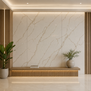 Losas de mármol Pegasus Gold premium con vetas doradas para paredes interiores elegantes, suelos, esculturas y detalles decorativos. - Product Image 4