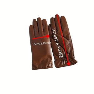 Working SAFETY <b>Driver</b> Cow Leather Gloves Waterproof Safe Working and Warm Driving Gloves with Magic Buckle - Product Image 2