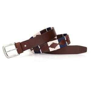 Equestrian Equine unisex men Women Polo Leather Belt Brass Pin Buckle <b>Top</b> Grain Harness Leather Sports Belt Fashion Belts10 - Product Image 3