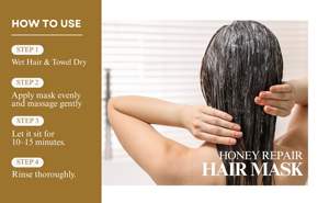 โกลด์ แฮร์ โปรเฟสชั่นแนล แฮร์ ฮันนี่ ครีม-สูตรเข้มข้น บำรุงผมให้นุ่มลื่น ชุ่มชื้น ปกป้องสีผม ปราศจากซัลเฟต - Product Image 3