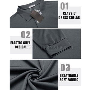 Servicio OEM, Camisetas Polo de Manga Larga para Hombre de Alta Calidad, Camisetas Polo de Manga Larga para Hombre Más Vendidas - Product Image 5