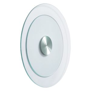 Piatto Girevole in Vetro Temperato 360° per Tavolo da Pranzo, 20 Pollici, Trasparente, Elegante Decorazione da Tavola - Product Image 1