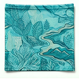 Cache-cou extensible en gros à prix abordable, coutures renforcées avec impression par sublimation personnalisée, bandana de protection faciale estival - Product Image 6