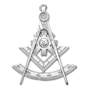 Masonic Master <b>Collar</b> Jewel Gold-Plated Religious Theme Blue Lodge Regalia Badge Emblem Zinc Alloy Hard Enamel Business - Product Image 4