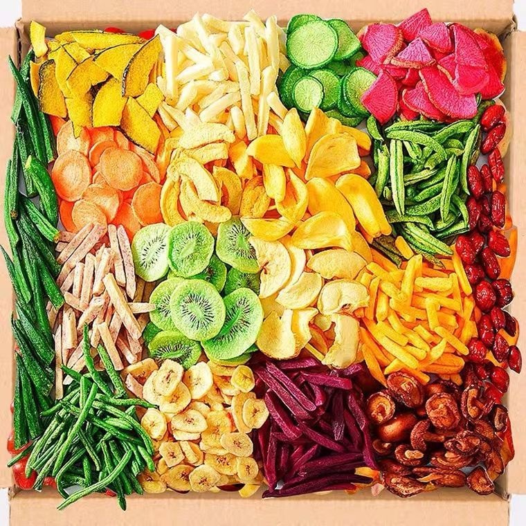 Высококачественные фруктовые и овощные продукты, хрустящие закуски, смешанные сублимационная сушеные фрукты и овощи
