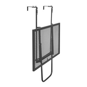 Tavolo Pieghevole in Metallo 19 X 24 per Balcone, Tavolo da Bar per Ringhiera Esterna, Regolabile a 5 Livelli per Applicazione in Camera da Letto - Product Image 6