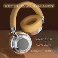 Casque sans fil professionnel à réduction de bruit avec son HIFI et basses profondes, style vintage tendance, idéal comme cadeau promotionnel d'entreprise - Vente Flash