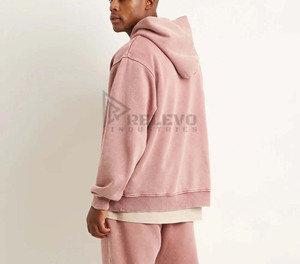 Chándal Informal con Capucha para Hombre, de Alta Calidad, 240 g/m², Estampado, 100 % Algodón, Color Personalizado, Cómodo, Venta al por Mayor - Product Image 2