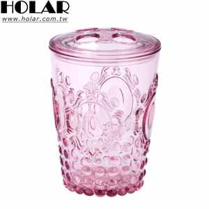 [Holar] Taiwán hizo plástico resistente a los impactos Rosa 4 ranuras estilo gema soporte para cepillo de dientes para Baño - Product Image 1