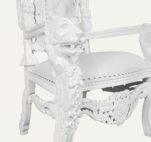 Silla de Trono de Madera de Caoba Sólida de Estilo Real, Muebles Clásicos de Lujo para Hotel, Sala de Estar y Apartamento - Product Image 5