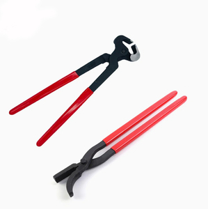 Clincheur de sabots réutilisable en acier inoxydable de 13 pouces pour chevaux et bovins, usage par les ferrailleurs et les vétérinaires, certifié CE ISO, garantie de 2 ans - Product Image 1