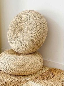 Vietnam Handmade Water Hyacinth Knitted Cushion Pad Eco Friendly Buttocks Support Hand Washable Meditation Use Home Accessory - Product Image 4