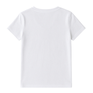 เสื้อยืดคอวีแขนสั้นทรงปกติสำหรับผู้หญิง ผ้าเจอร์ซีย์ถัก 100% ผ้าฝ้าย ระบายอากาศได้ดี เหมาะสำหรับฤดูใบไม้ผลิและฤดูร้อน สีพื้น - Product Image 3