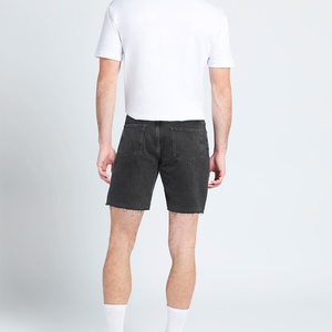 Pantalones Cortos de Mezclilla de Moda para Adultos, Color Gris, Corte Regular, Desgastados, Ajustados, Transpirables, para Hombre, con Servicio OEM - Product Image 3