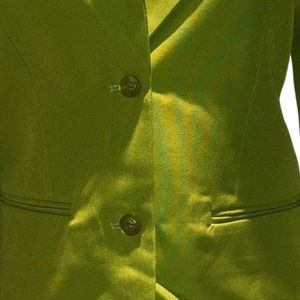   Blazer Verde Manzana para Mujer, Chaqueta Formal Elegante y Entallada, Estilo Moderno para Oficina, Ropa Casual de Negocios, Personalizable - Product Image 2