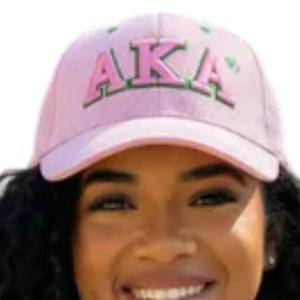 Gorra Deportiva Transpirable de Malla Bordada en Rosa, Verde y Negro con Letras Griegas, Ajustable y Flexible para Mujer, Uso Diario - Product Image 4