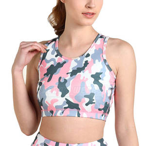 Sujetador Deportivo de Yoga para Mujer Tallas Grandes, con Logotipo Frontal, Alta Sujeción, Tejido de Spandex/Poliéster para Fitness y Running, Gran Venta - Product Image 1