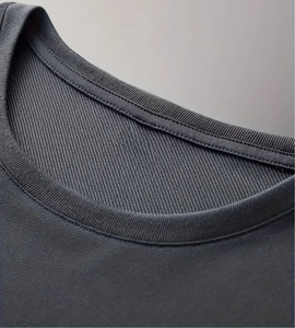 Custom Logo Men's T-Shirt Short Sleeve O-Neck 100% Cotton Jersey Fabric Digital Print 180g <b>Back</b> Print Regular Fit Casual Style - Product Image 4
