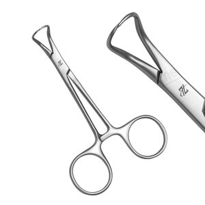 Pinza Quirúrgica Manual de Acero Inoxidable Backhaus de 11.0 cm, con Empuñadura Ergonómica, Instrumentos Dentales Hemostáticos, Aprobado por CE - Product Image 1