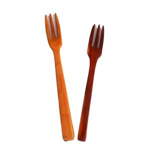 Ensemble de 2 Cuillères et Fourchettes à Salade en Bois d'Acacia Écologiques, Lavables au Lave-Vaisselle, pour la Maison et les Tables de Mariage - Product Image 1