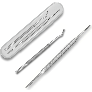 Outil professionnel de levage d'ongles incarnés pour ongles épais et courbés, lime à ongles 180 grains, simple face, 14 cm, outil de soin des ongles - Product Image 3