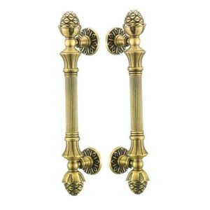 Antique Metal Door Handle Pull With Pinecone Design <b>Wall</b> Mounted Rust Resistant Hooks <b>Rails</b> - Product Image 5