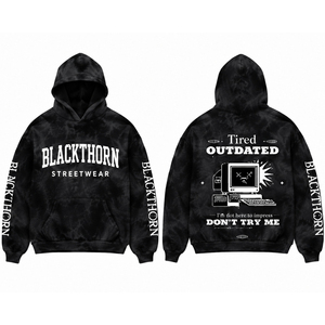 Sudaderas con capucha personalizadas estilo tie-dye, sudaderas oversize con efecto lavado ácido, sudaderas con estampado en relieve desgastado, sudaderas con efecto lavado ácido descolorido por el sol. - Product Image 1
