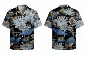 Camisa Hawaiana Personalizada con Estampado Completo para Hombre, Camisa de Verano Informal de Manga Corta, Elegante, con Cuello, Cómoda para la Playa - Product Image 2