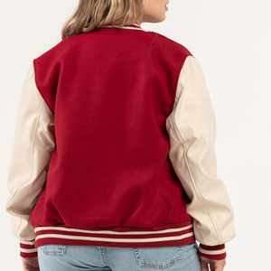 Chaqueta de Béisbol de Manga Larga con Estampado Primaveral, Chaqueta Corta Informal y Sexy para Mujer, Chaqueta Varsity 2026 - Product Image 3