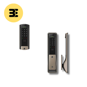 Cerradura de puerta inteligente con reconocimiento de vena de la palma de la mano, Wi-Fi, sin llave, de grado C, color dorado. - Product Image 2
