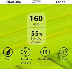 เสื้อยืดแขนยาวสะท้อนแสงคุณภาพสูงสำหรับงานก่อสร้าง  สำหรับผู้ชาย - Product Image 4