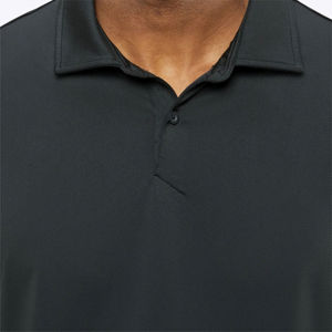 Chemise de golf OEM personnalisée avec logo pour homme, coupe ajustée, respirante, grandes tailles, en coton et fibre de bambou, manches courtes, qualité économique - Product Image 3