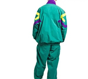 Sublimated Nylon Windbreaker Set Custom Wholesale US Casual Winter Jacket <b>Pants</b> Urban Street Outfit Factory Supplier New <b>Line</b> - Product Image 6