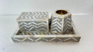 Luxury Mabkhara Collection <b>Oud</b> Charcoal Incense Festive Gifting Royal Heritage Mother of Pearl Inlay Wooden Bakhoor <b>Burner</b> Set - Product Image 6