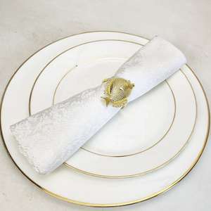 Juego de Anillos para Servilletas de Metal Resistente y Ecológico de Primera Calidad para una Decoración de Mesa Elegante, Soportes Estilizados para Restaurantes y Campamentos - Product Image 4