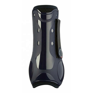 Hot Selling High Quality Custom Logo Cheap Price Leather Material Light Weight Horse Riding <b>Brushing</b> <b>Boots</b> - Product Image 5