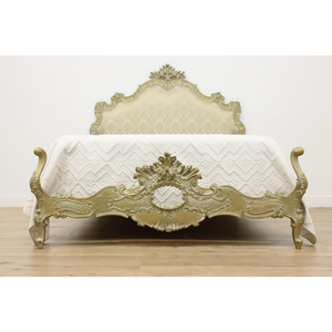 Base de Cama Diandra de Diseño Lujoso Hecha de Madera de Caoba Sólida de Alta Calidad y Hermosos Tallados para Uso en Dormitorios - Product Image 5